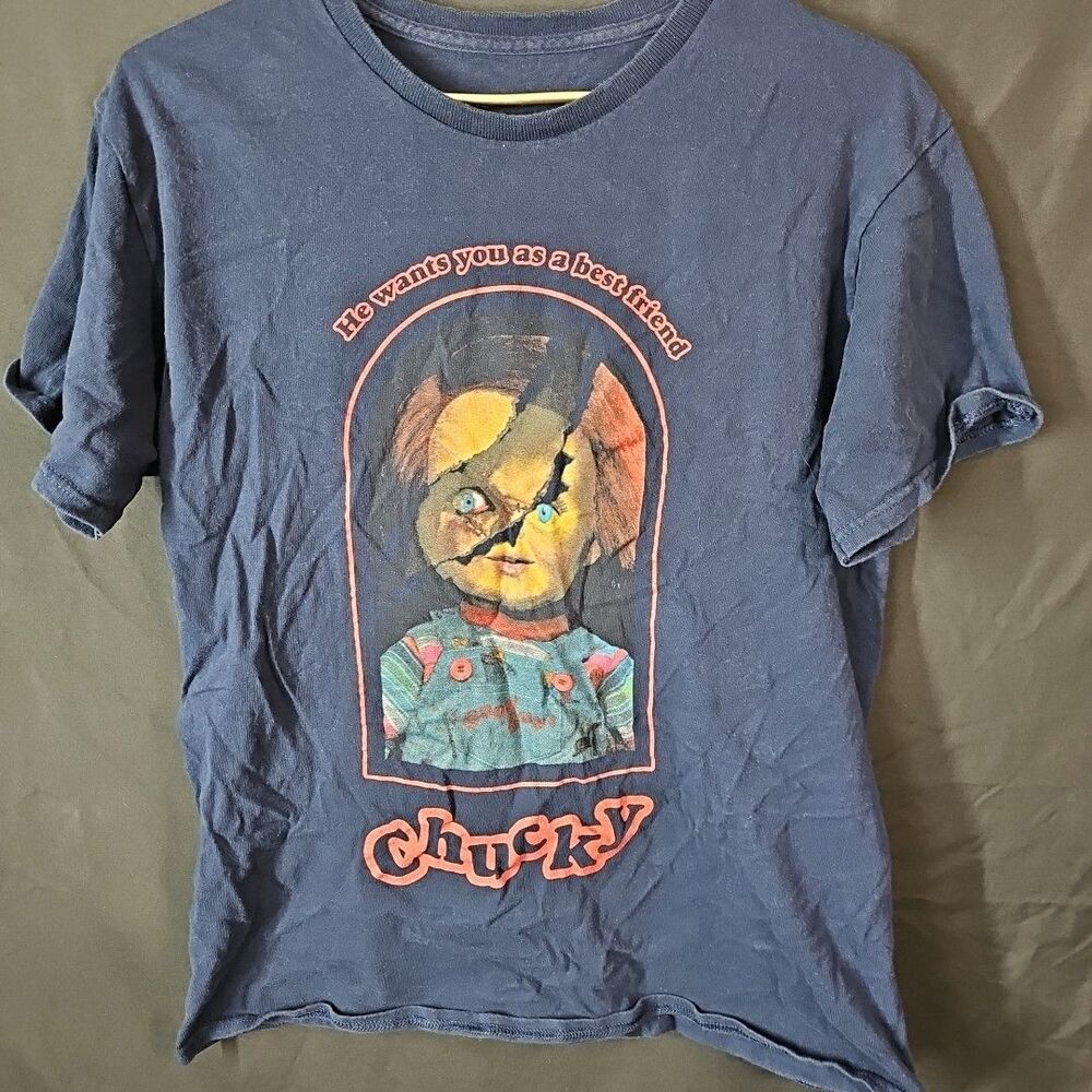 Blue Medium Chucky He Wants You As A Best Friend Medium
